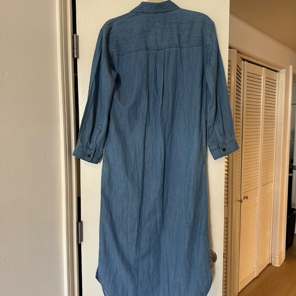 Madewell - Denim Utility Popover Dress in Midhurst Wash - XS - Picture 8 of 10